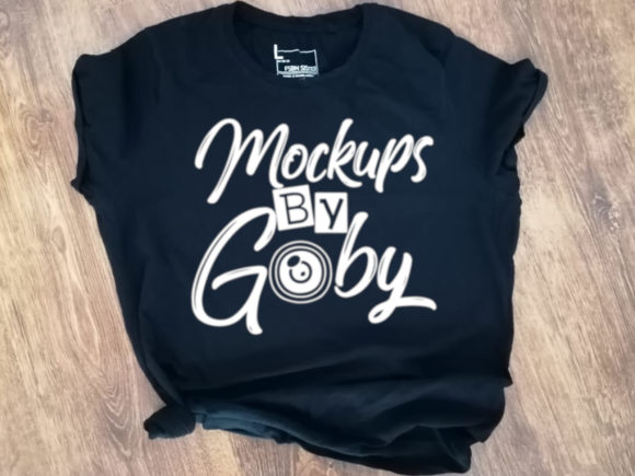 Black T-Shirt Mockups for Branding and Marketing