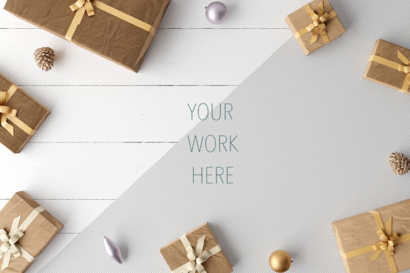 Christmas and Holiday Background Mockup and Backgrounds
