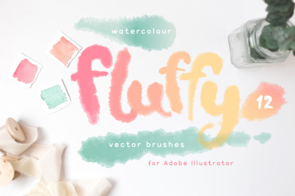 Fluffy Brushes for Illustrator