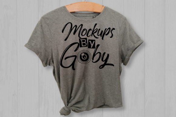 Hanging Grey T-shirt Mockups, T-Shirts