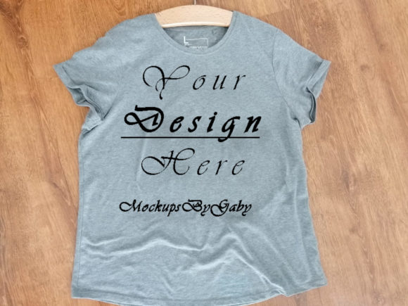 Mockup Grey T-shirt, Bella Canvas Mockup