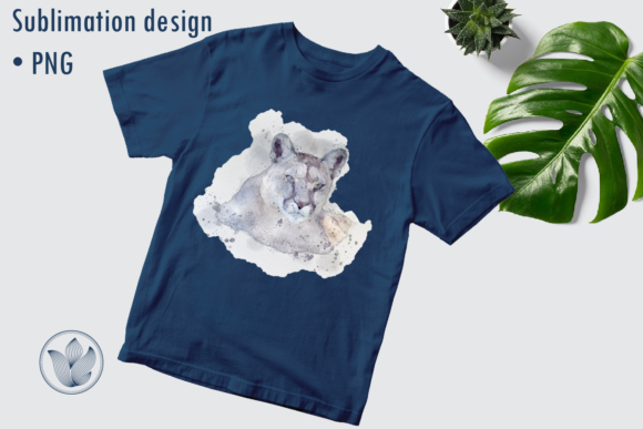 Mountain Lion Sublimation Png File