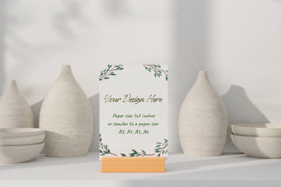Postcard Greeting Card Mockup 4 Gift Cards Amp