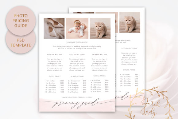 PSD Photography Pricing Guide 12
