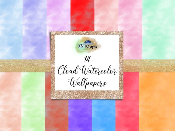 Water Colour Clouds Wallpapers and Backgrounds