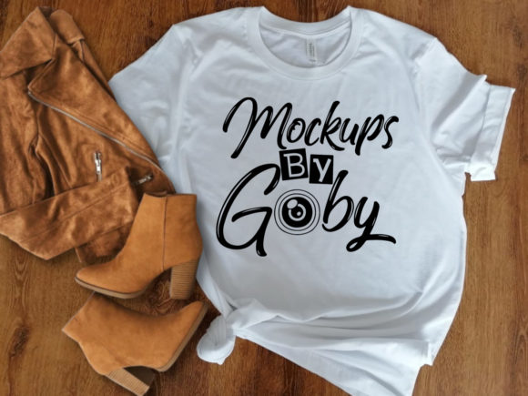 Western T-shirt Mock Up, White T-shirt