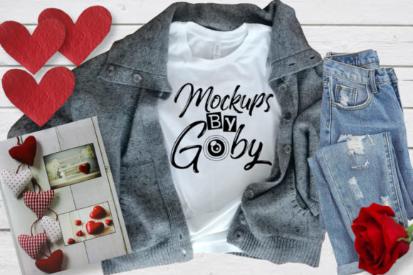 White Shirt Mockups for Valentine S Day