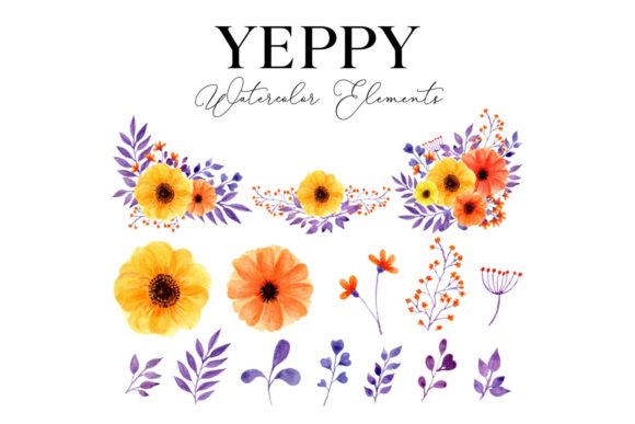 Yeppy Floral Element and Web Elements